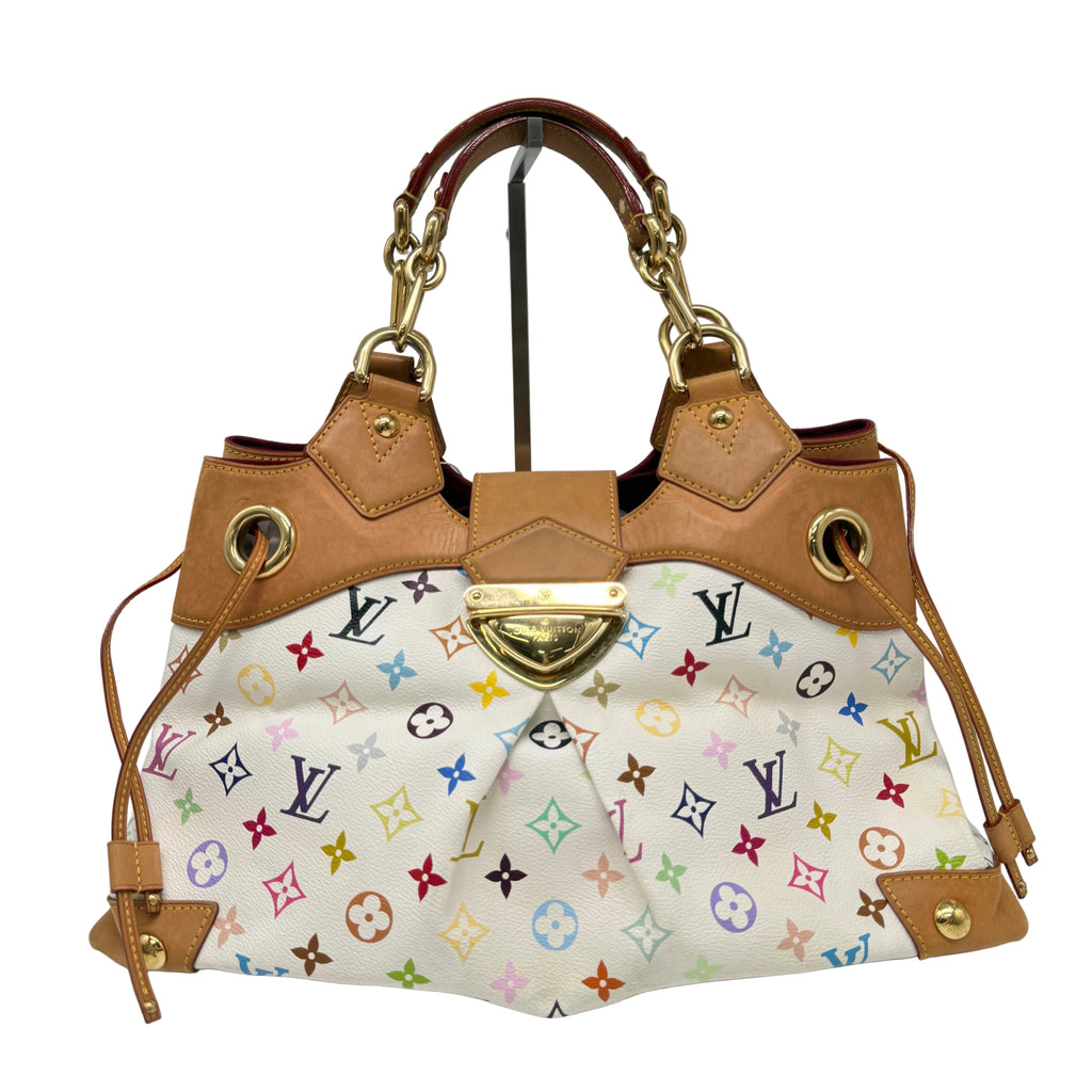 Louis Vuitton Ursula White Multicolor Monogram Handbag LDZ135