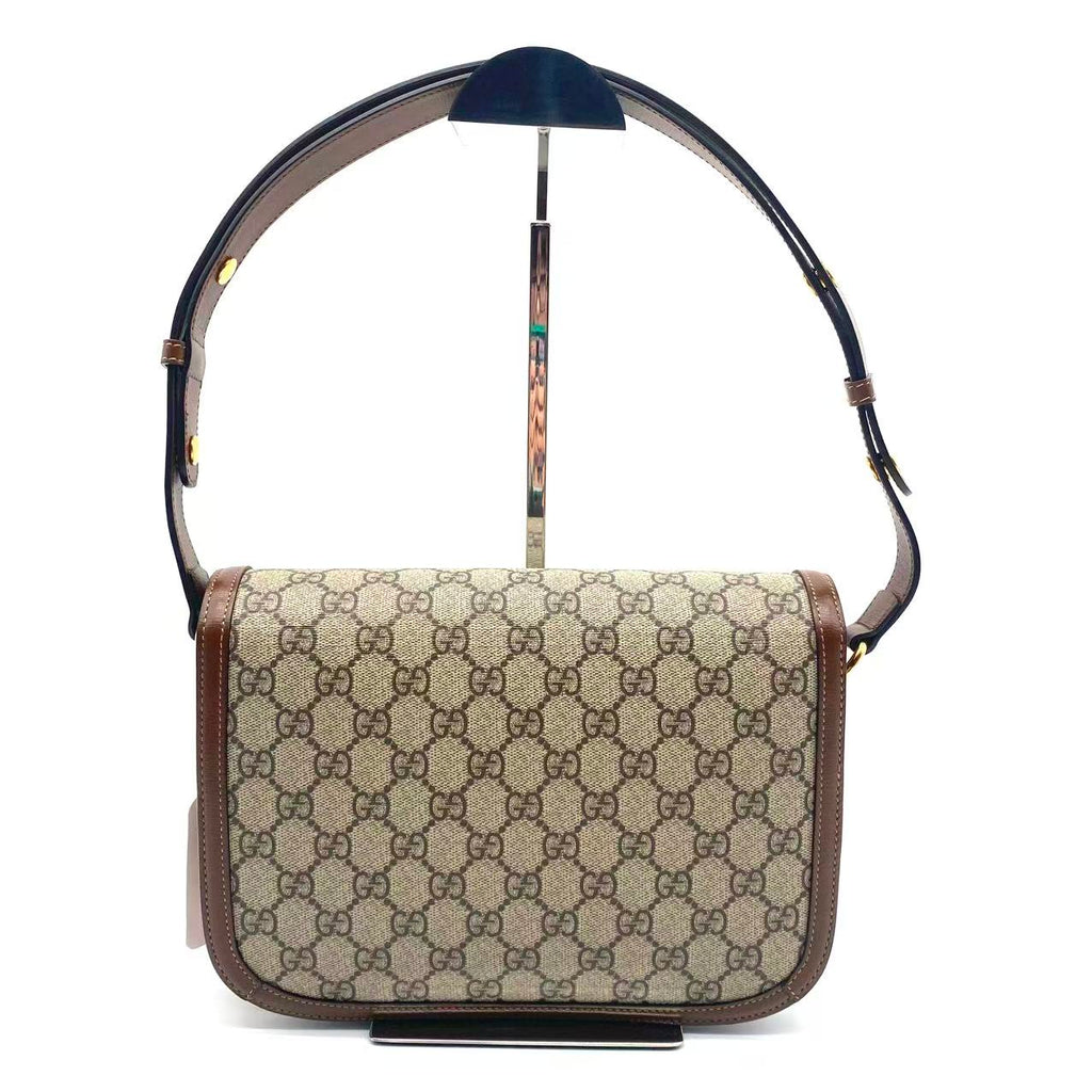 GG Supreme brown Horsebit 1955 medium shoulder bag