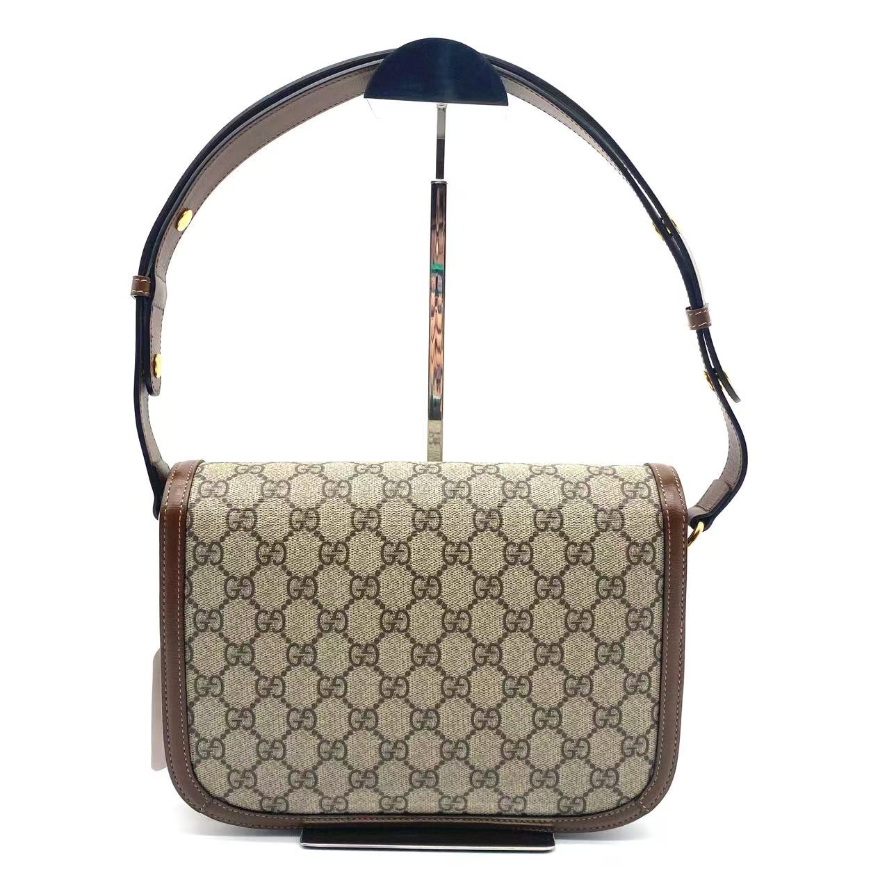 GG Supreme brown Horsebit 1955 medium shoulder bag
