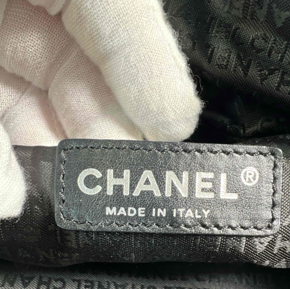 Chanel LAX Square Quilt Chocolate Bar Bowler Bag B24119