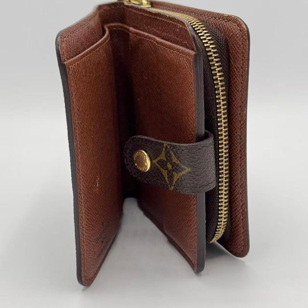 Compact Zippe Wallet Monogram Canvas