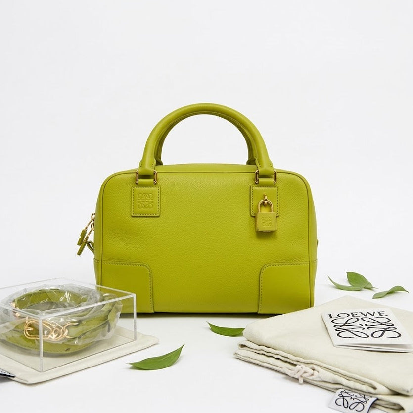Loewe Amazona Leather Tote Bag twins LDJ6180
