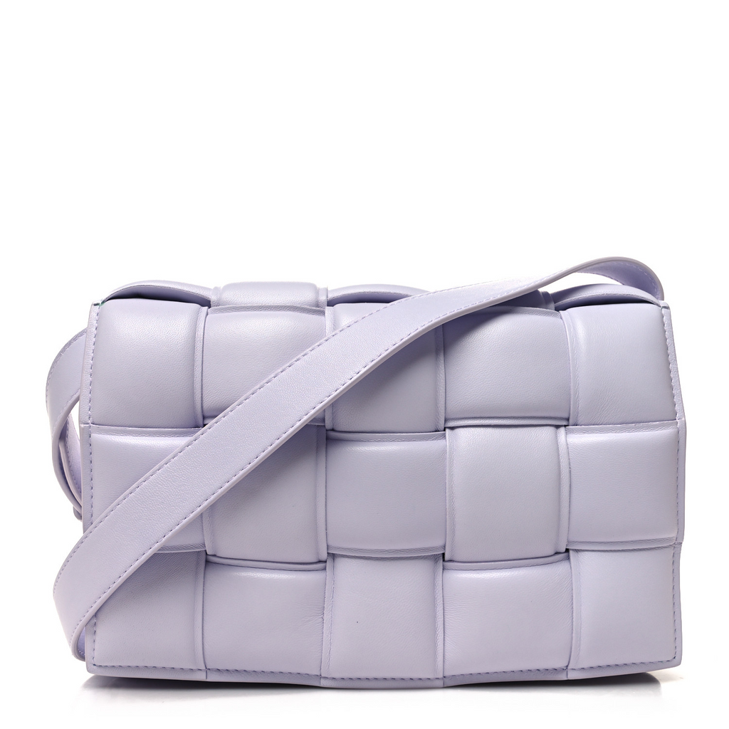 Nappa Maxi Intreccio Padded Cassette Crossbody Bag