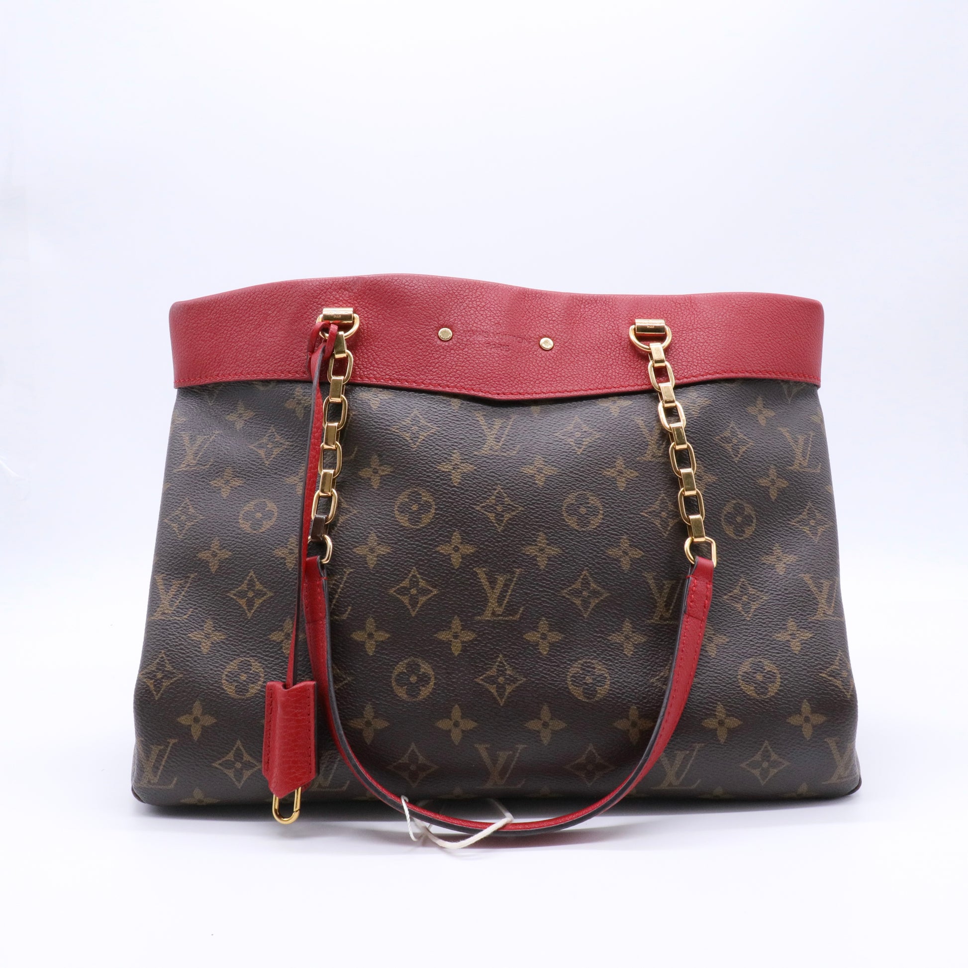 Louis Vuitton Pallas Shopper Monogram Canvas and Calfskin twins