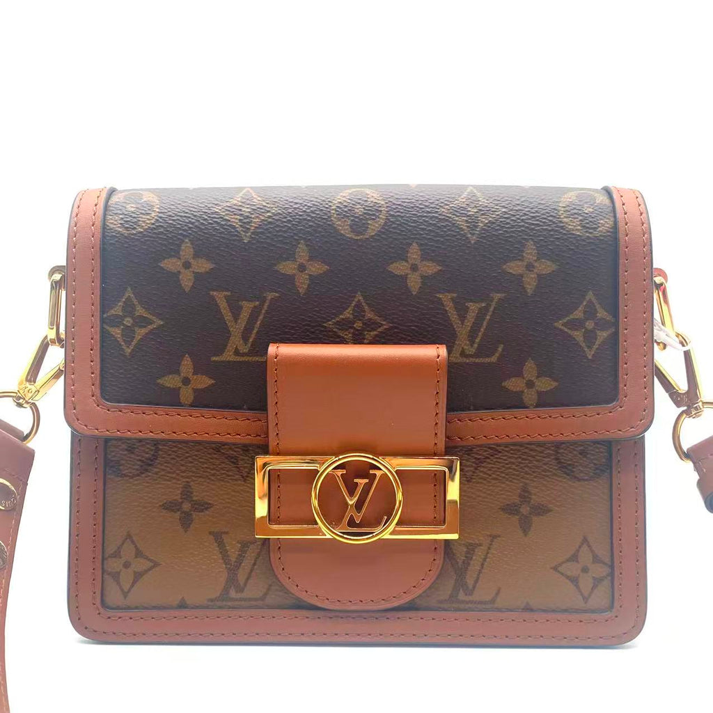 Dauphine Shoulder Bag Reverse Monogram Canvas Mini LDM-1088