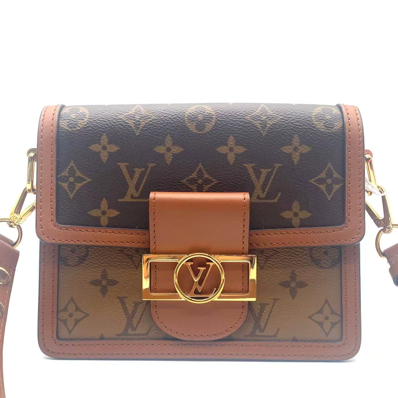 Dauphine Shoulder Bag Reverse Monogram Canvas Mini LDM-1088