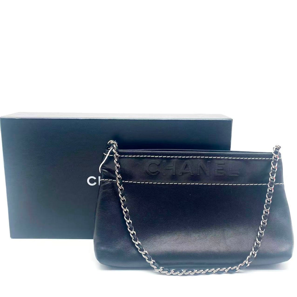 Lax Pochette Leather Black