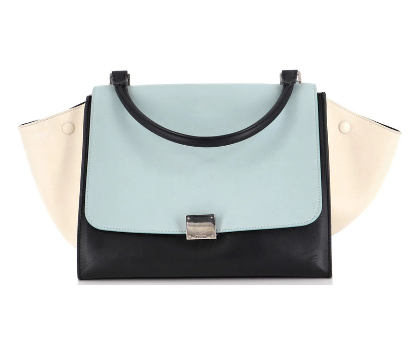 Celine Tricolor Trapeze Bag Leather Medium