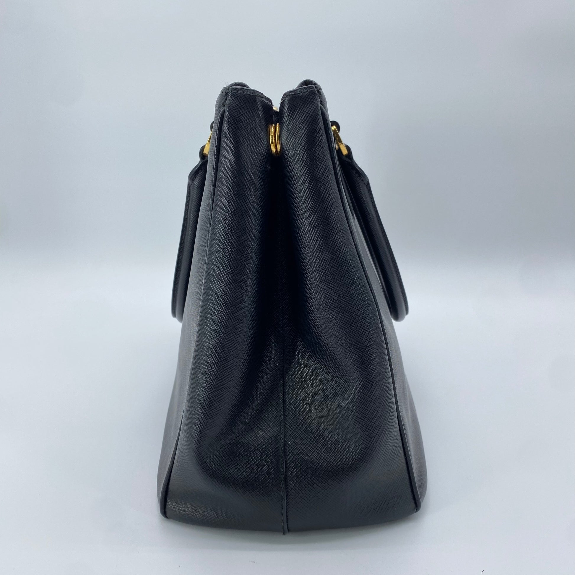 Galleria Double Zip Tote Saffiano Leather Medium