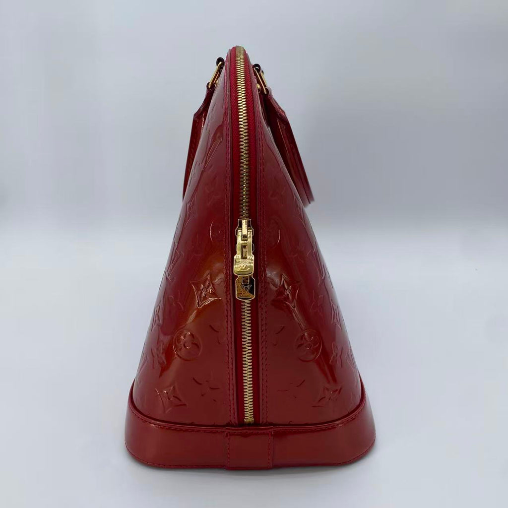 Alma Handbag Monogram Vernis GM