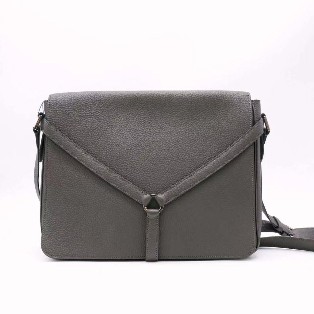 Moynat Leather Messenger Bag Twins LDJ5742