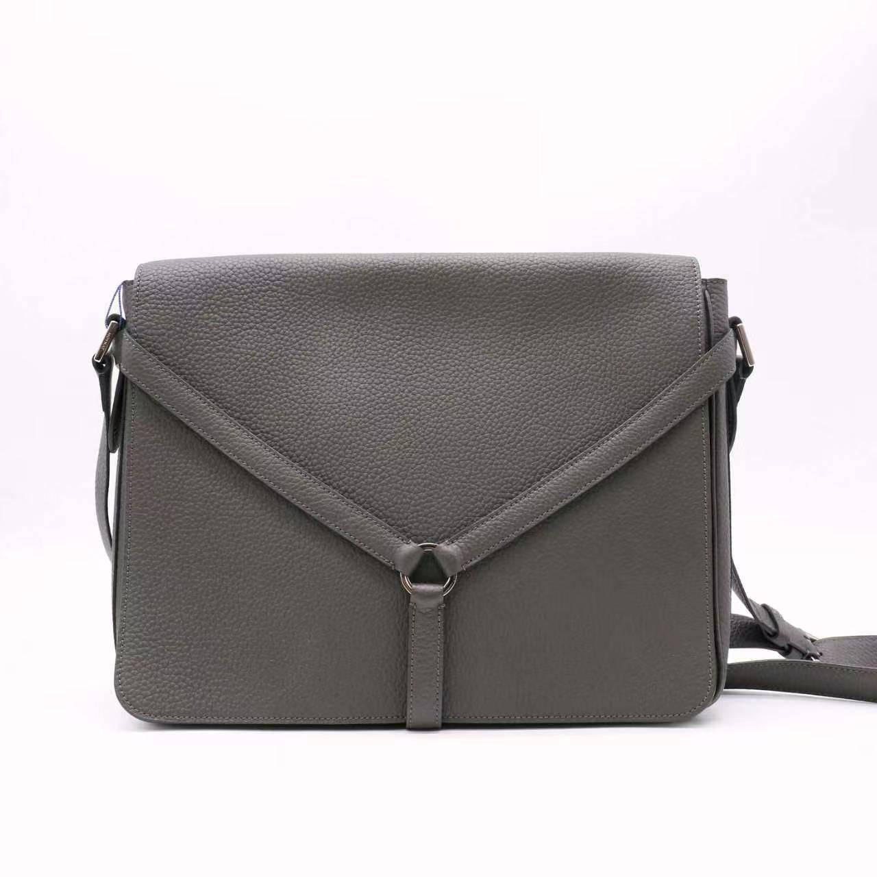 Moynat Leather Messenger Bag Twins LDJ5742