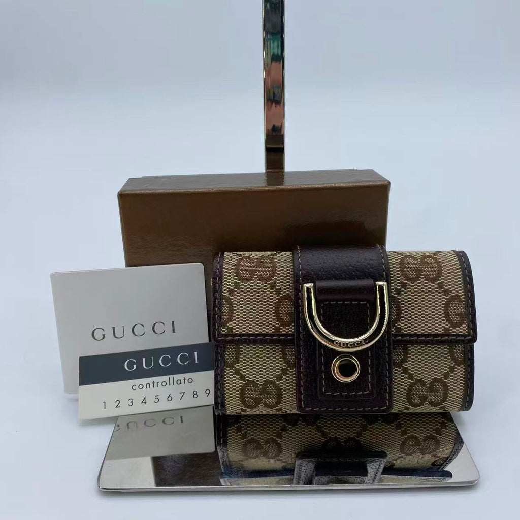Horsebit Guccissima Canvas 6 Key Holder
