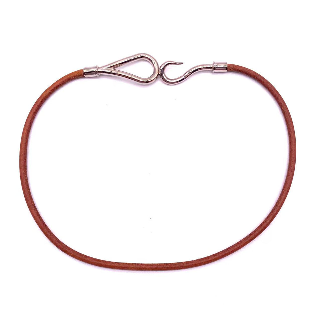 Jumbo leather bracelet
