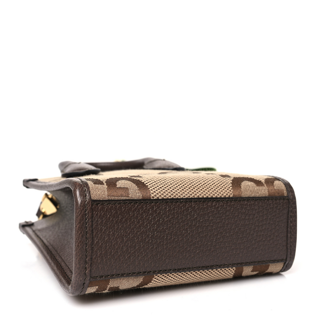 Vertical Tote Jumbo GG Canvas Mini Twins