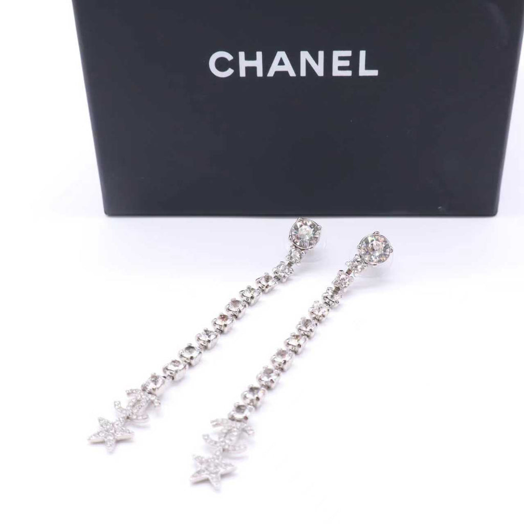 Chanel CC Starfall Drop Earrings Metal twins LDZ973