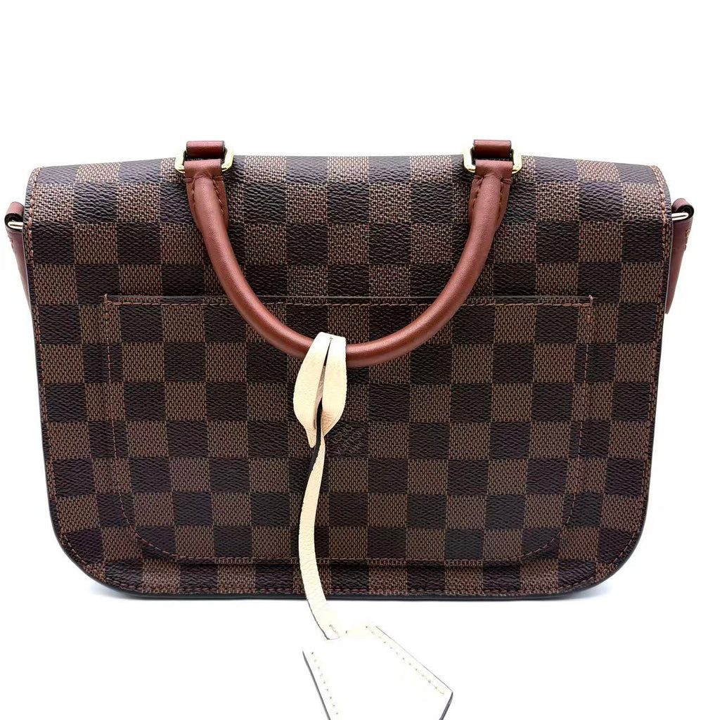 Beaumarchais Handbag Damier with Leather LDM-1687