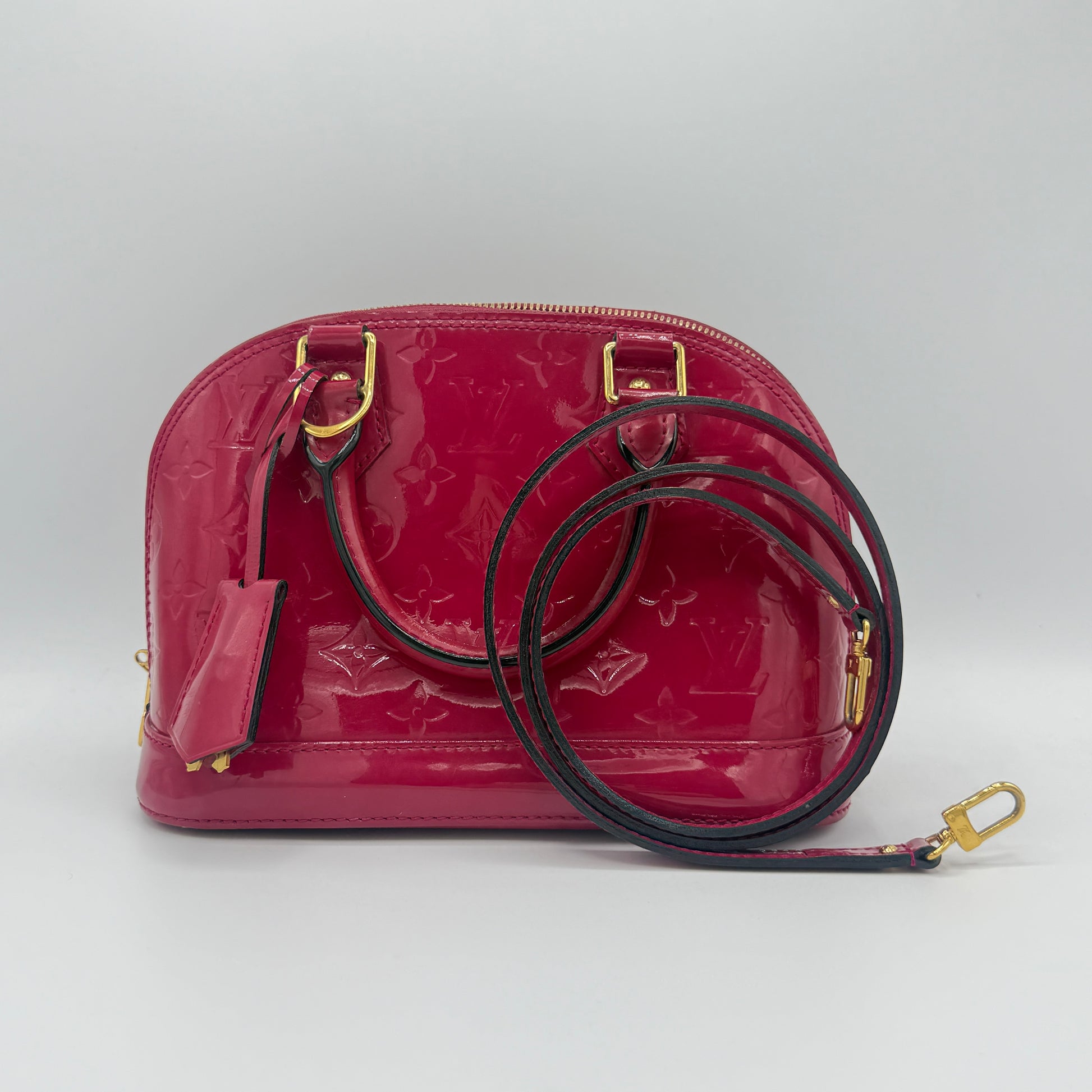 Alma Handbag Monogram Vernis BB