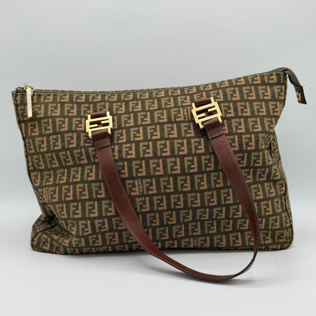 Brown Zucchino Canvas Shopping Tote