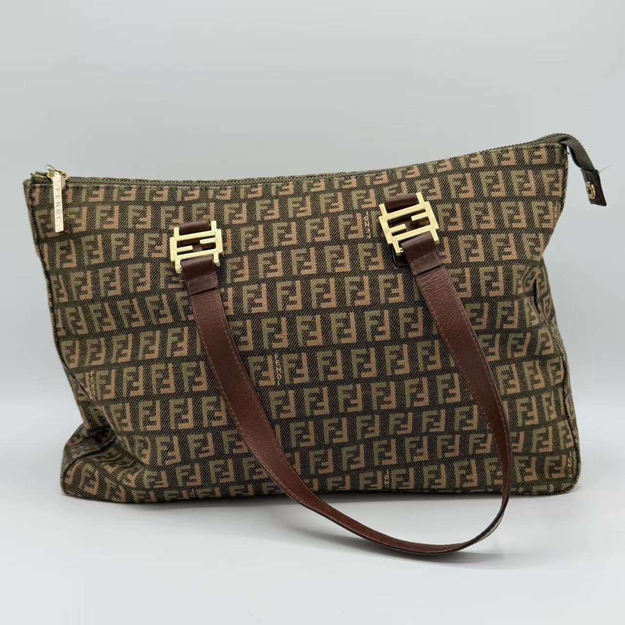 Brown Zucchino Canvas Shopping Tote