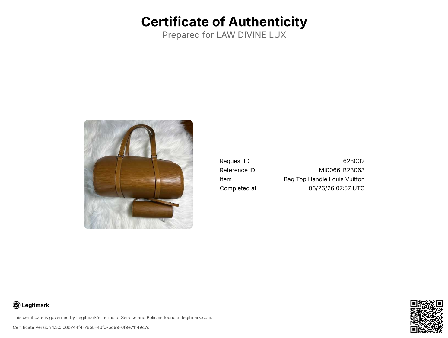 Louis Vuitton Epi Papillon 30 with Pouch Twins B23063
