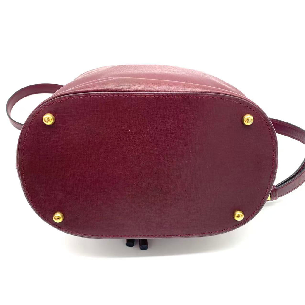 Leather Bucket Bag