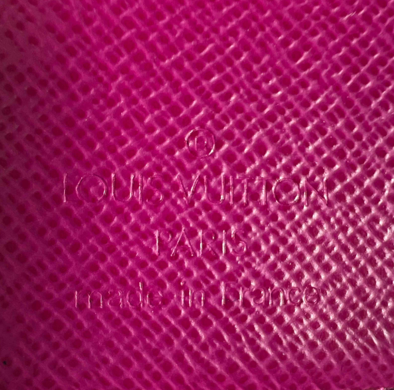 Monogram Perforated Compact Zipped Wallet Fuchsia W23260