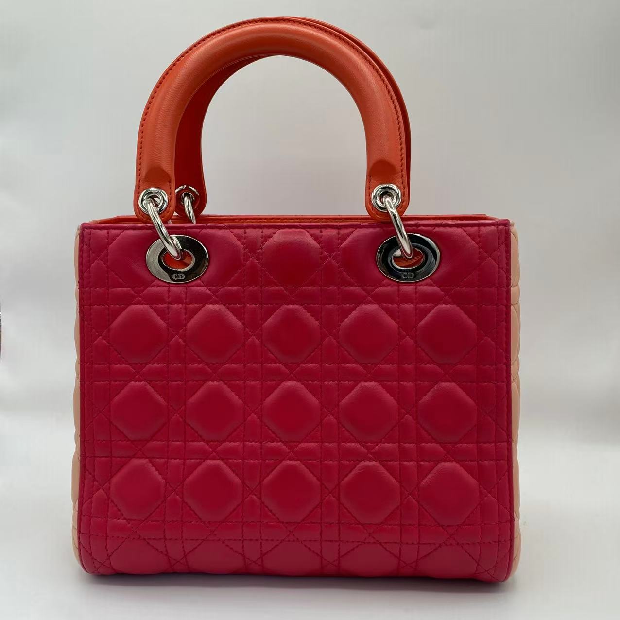 Tri-Color Medium Lady Dior