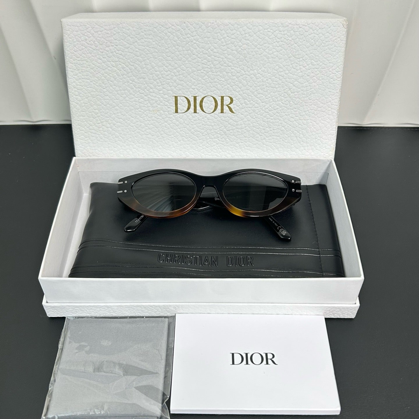 Dior Diorsignature B51 Cat-Eye Acetate Sunglasses Twins LDJ3641