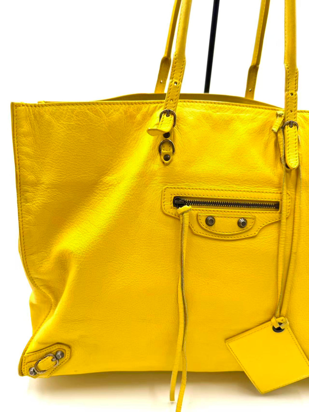 Papier B4 Zip Around Classic Studs Bag Leather