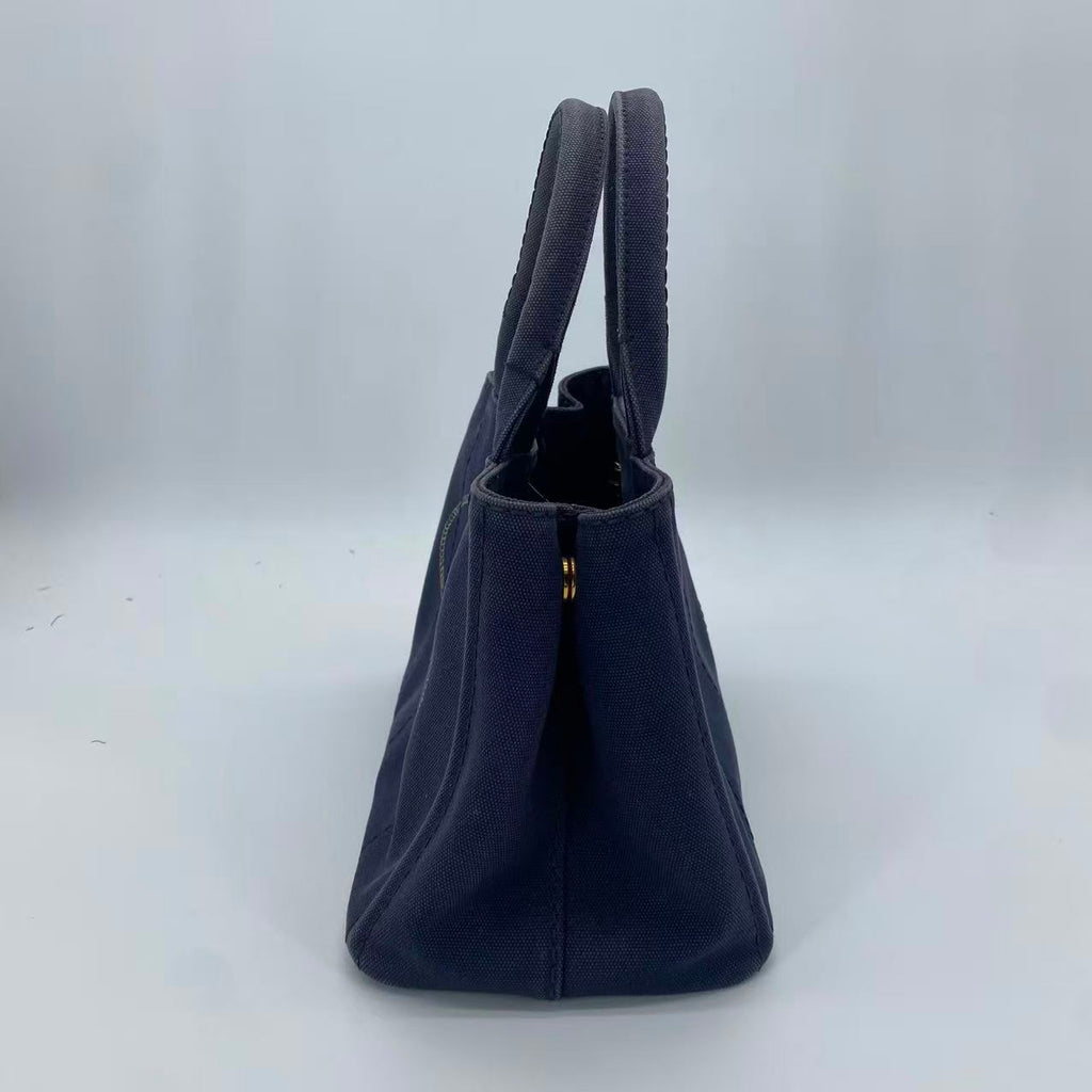 Canapa Denim Tote Bag Dark Blue