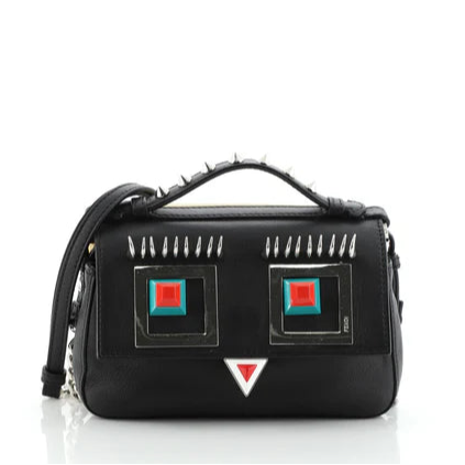 Hypnoteyes Double Baguette Crossbody Bag Leather Micro - twins