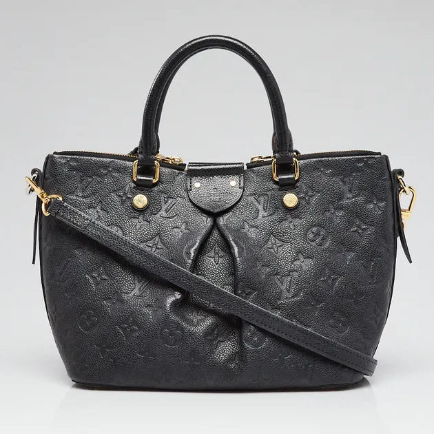 Black Monogram Empreinte Mazarine PM Bag twins