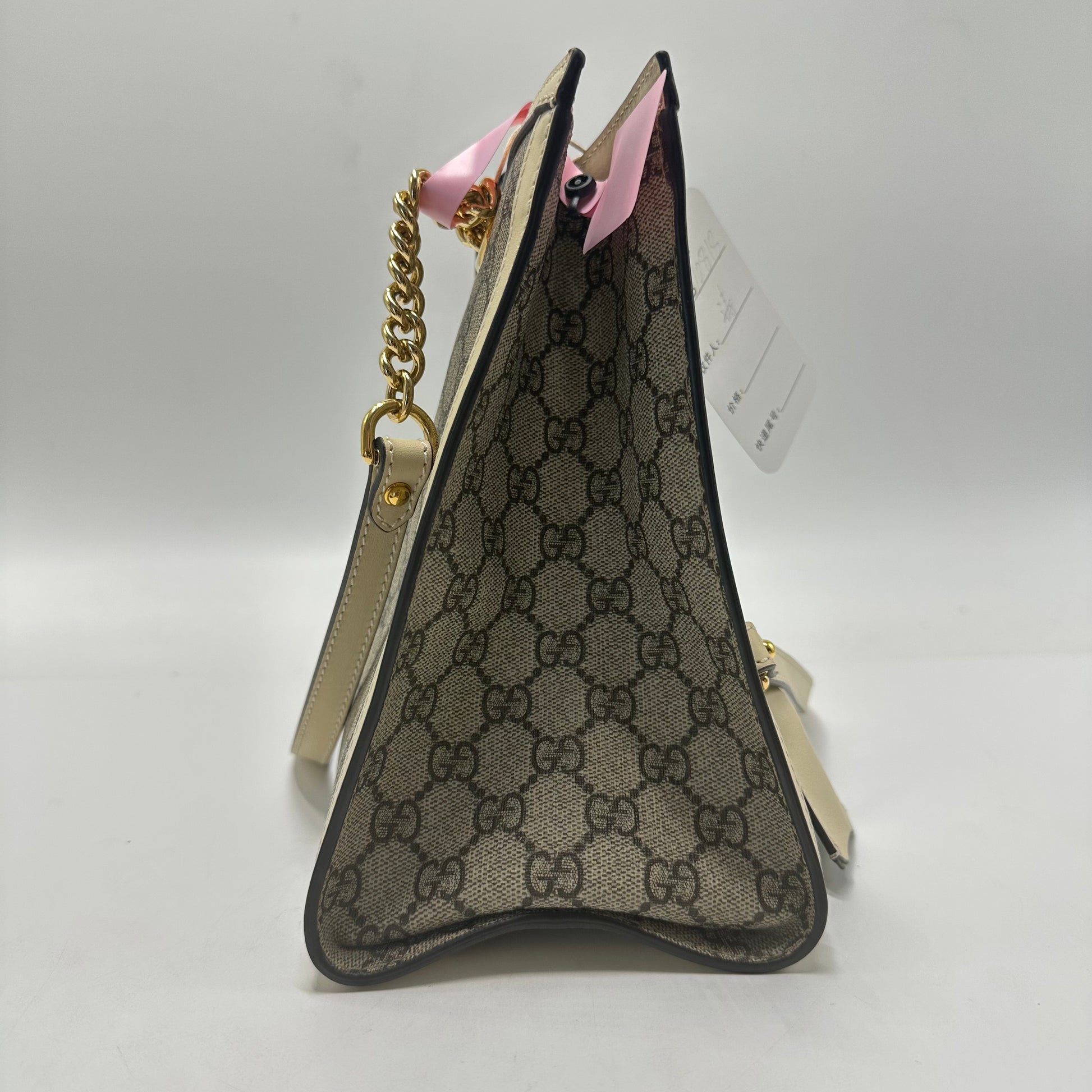 Padlock Chain Tote Guccissima Leather Medium twins