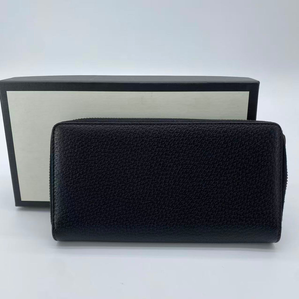 GG Marmont Zip Around Wallet Leather