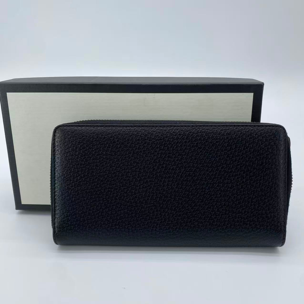 GG Marmont Zip Around Wallet Leather