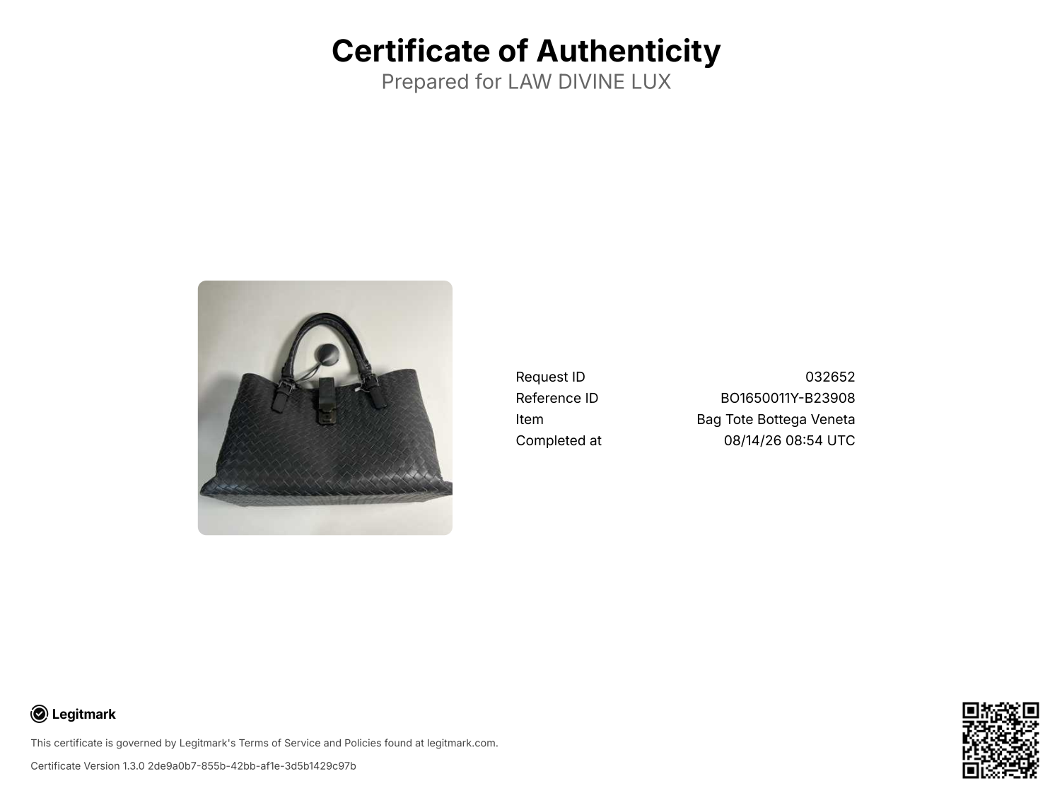 Roma Bag Intrecciato Nappa Medium Twins B23908