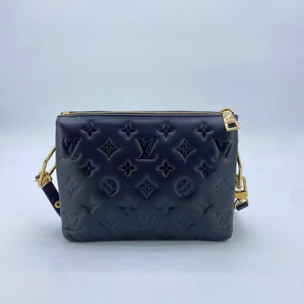 Coussin Bag Monogram Embossed Lambskin BB