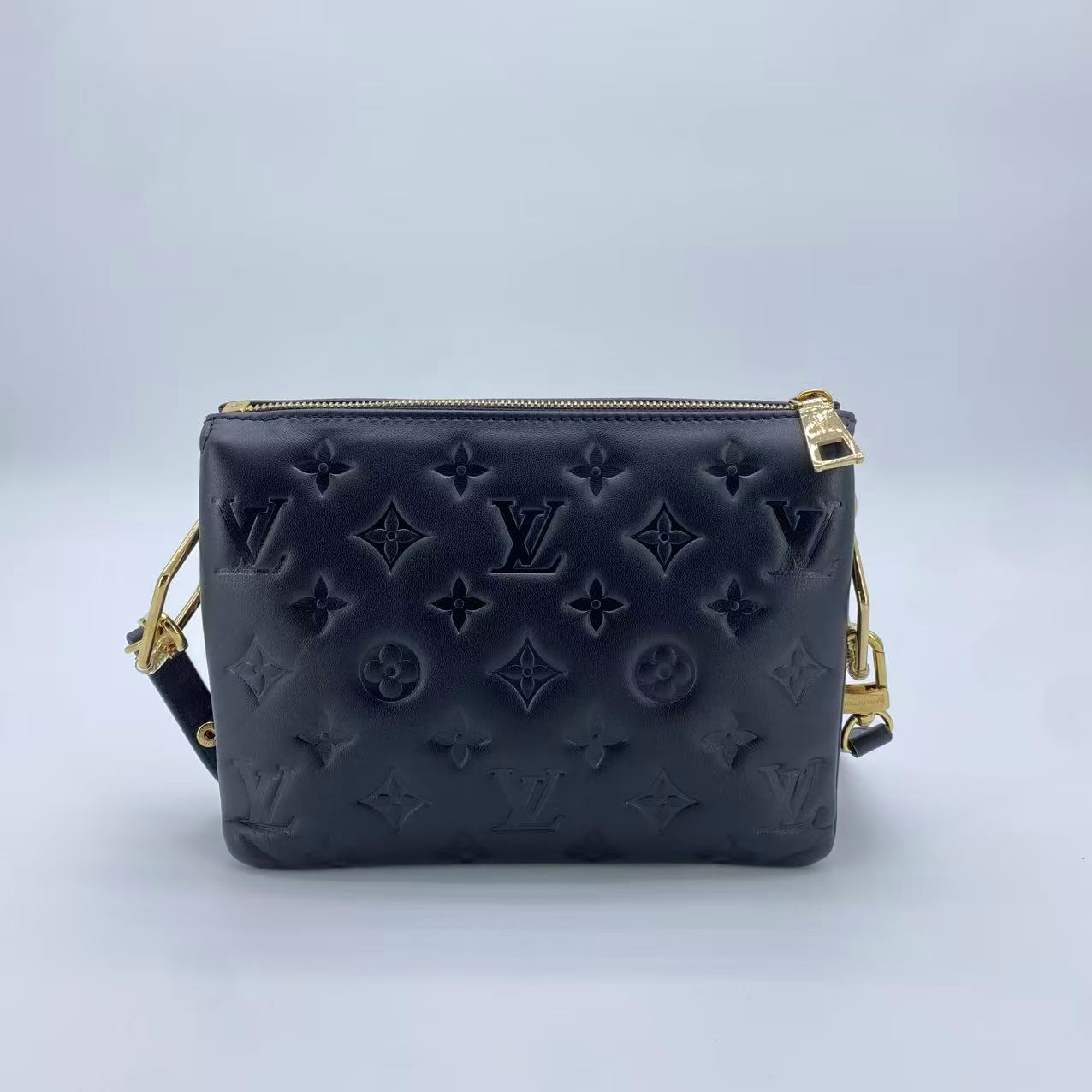 Coussin Bag Monogram Embossed Lambskin BB