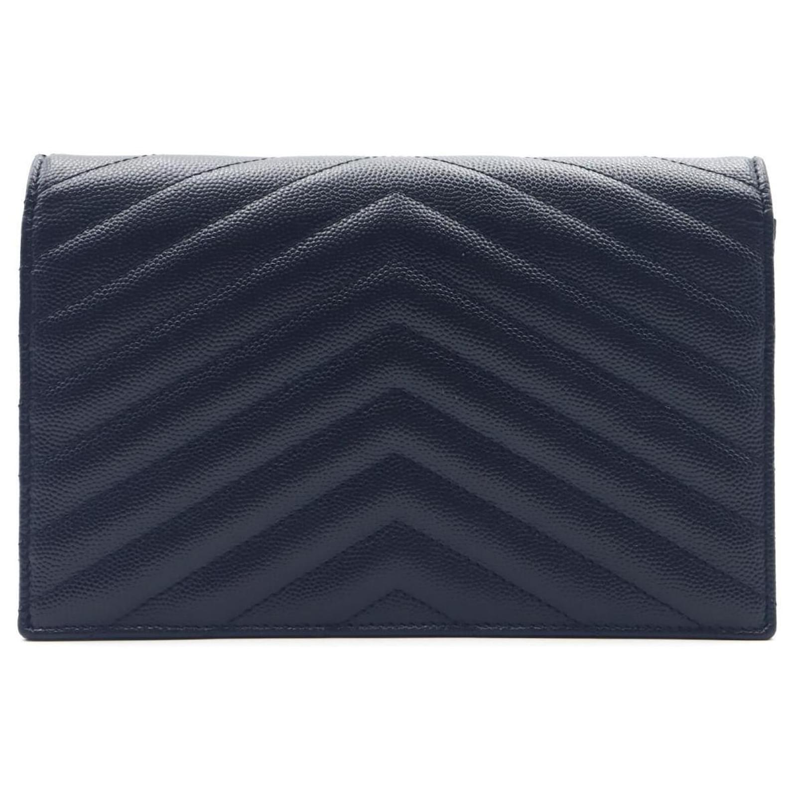 Classic Monogram Envelope Satchel Matelasse Chevron Leather twins