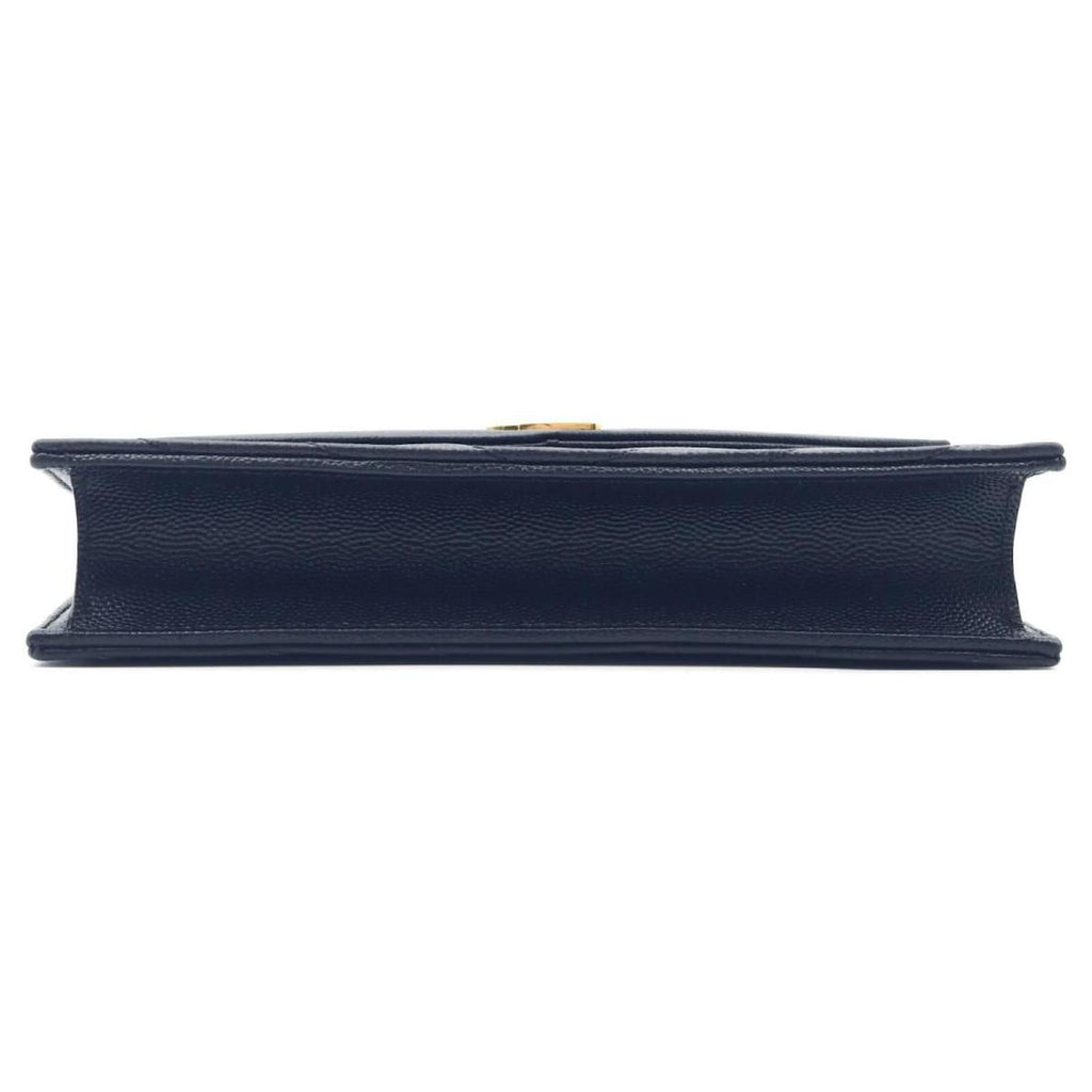 Classic Monogram Envelope Satchel Matelasse Chevron Leather twins