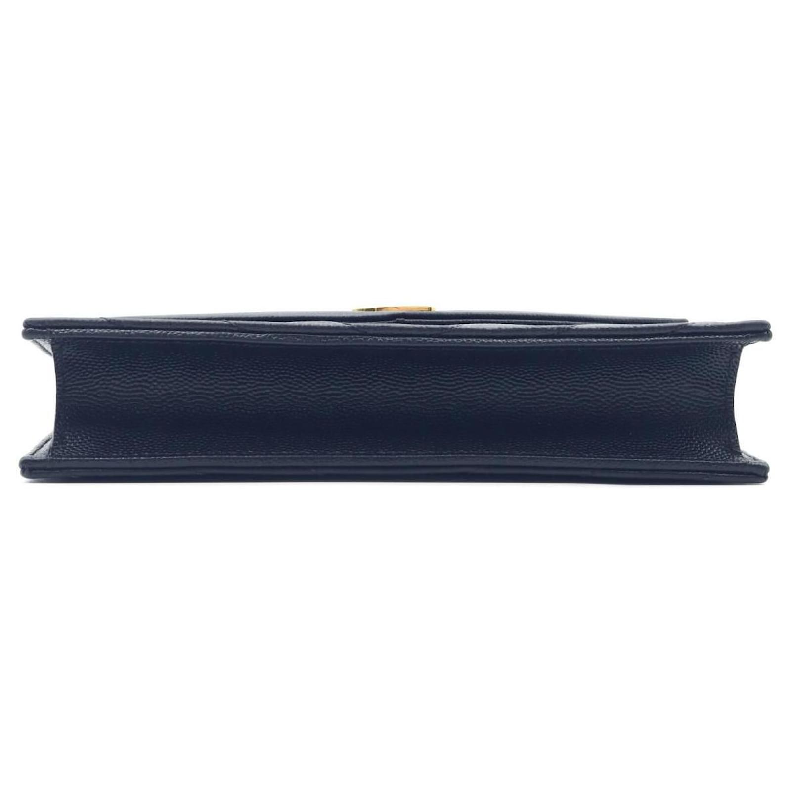 Classic Monogram Envelope Satchel Matelasse Chevron Leather twins