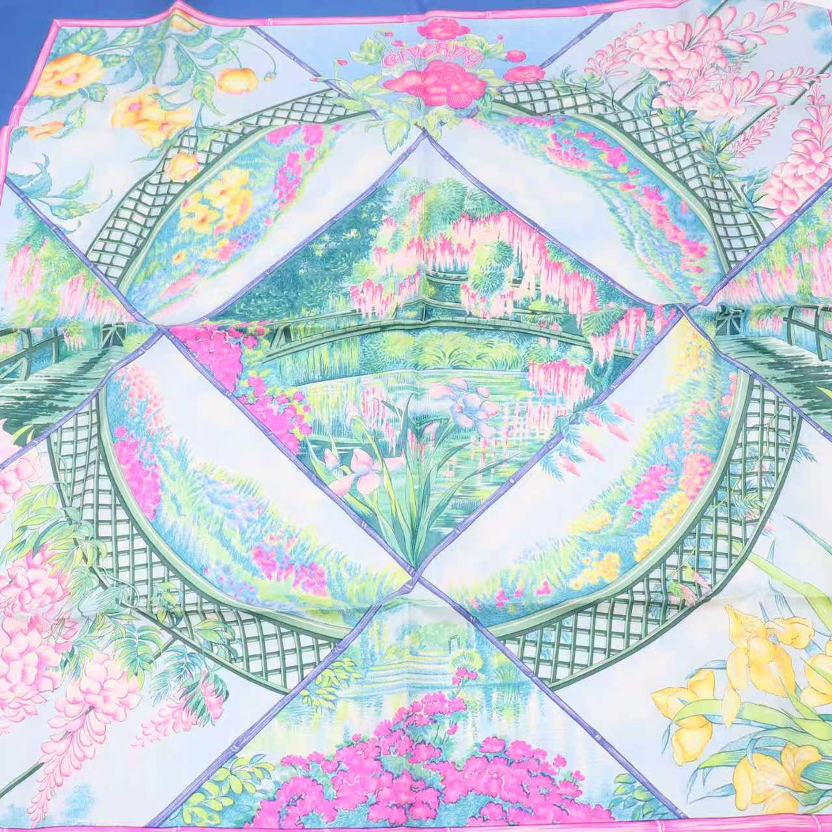 Silk scarf LDZ767 Twins