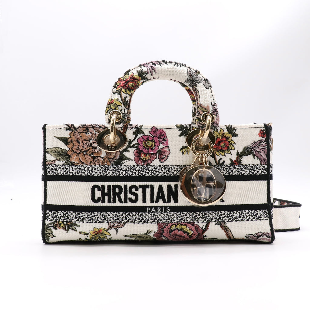 Christian Dior Canvas Lady D-Joy Medium Twins LDJ4932