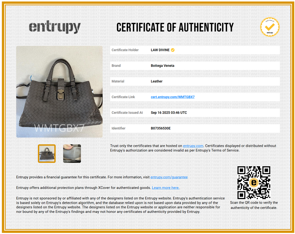 Brown Intrecciato Roma Leather Tote Bag twins