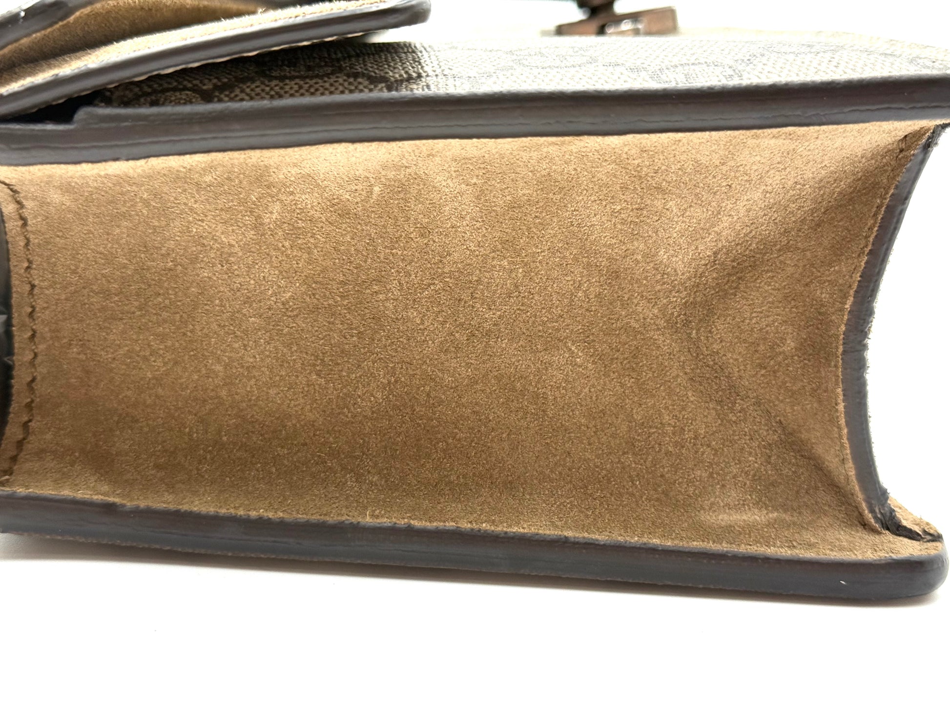 GG Supreme Monogram Dionysus Shoulder Bag Taupe