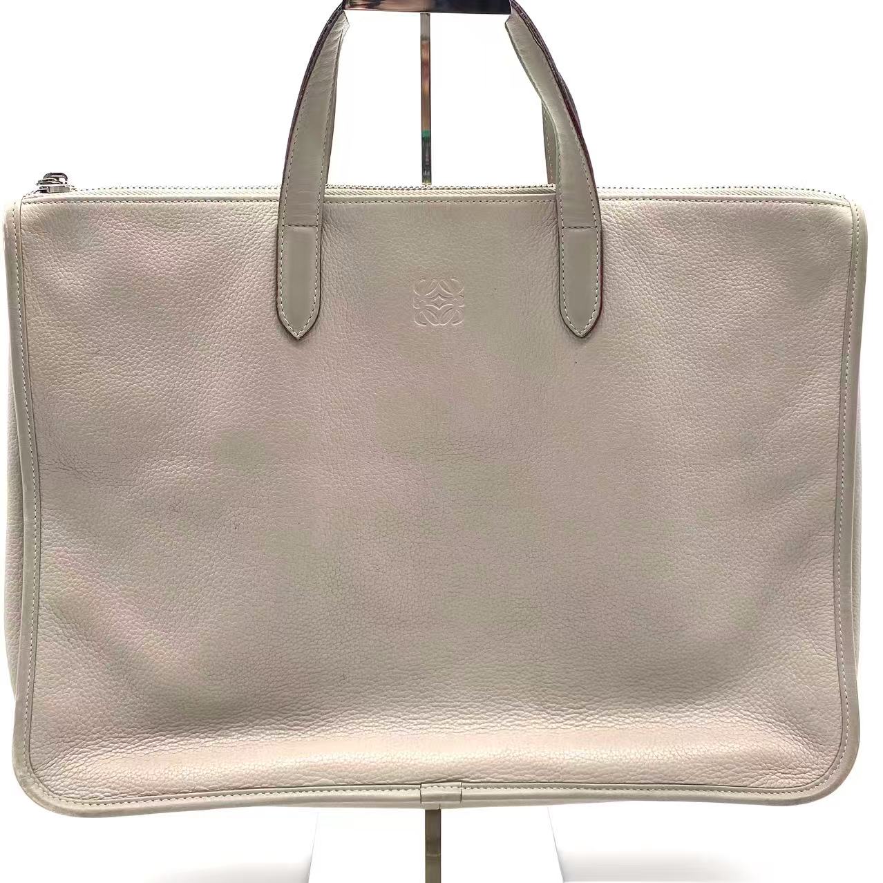 T Shopper leather handbag
