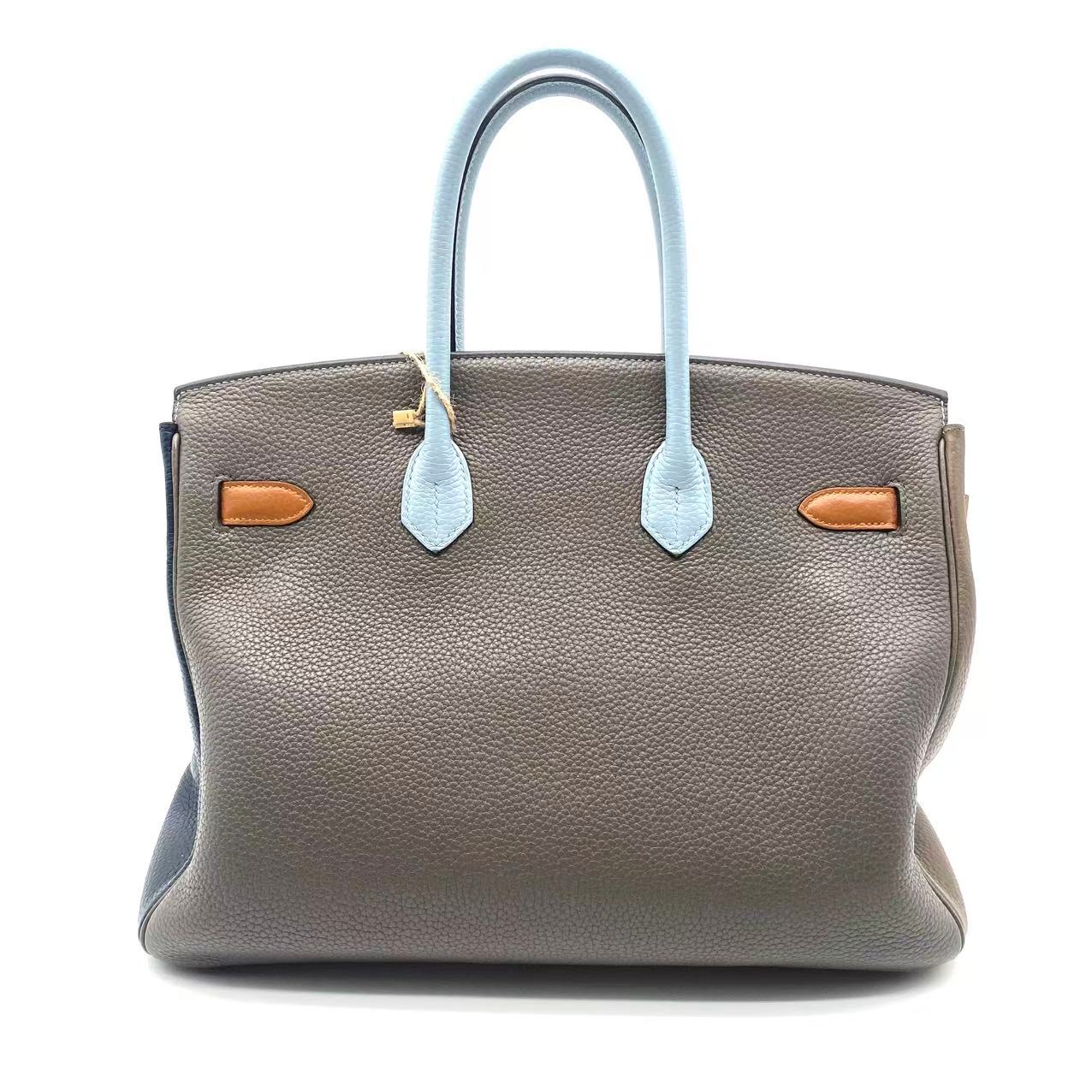 Birkin 35 Ultraviolet Etain Bleu Lin Bleu Orage
