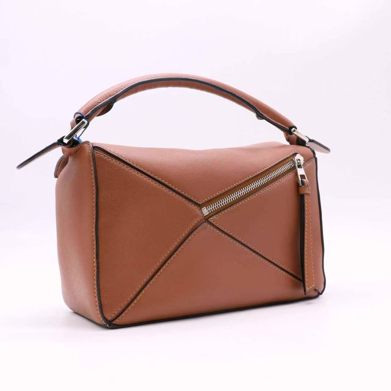 LOEWE Puzzle Edge small textured-leather shoulder bag twins LDJ5429