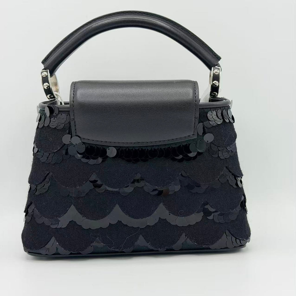 Capucines Bag Sequins and Felt Mini